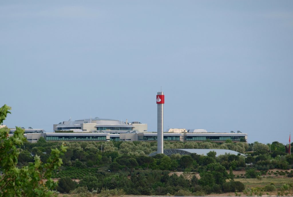 La red global de centros de datos del Santander